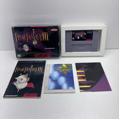 FINAL FANTASY III (COMPLETE IN BOX W/ MAP)