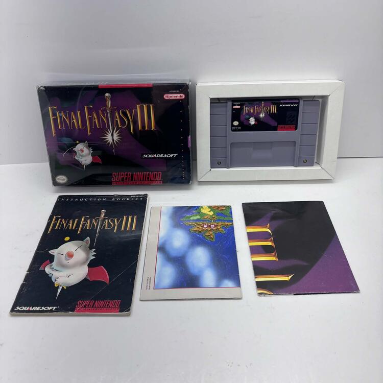 FINAL FANTASY III (COMPLETE IN BOX W/ MAP) (usagé)