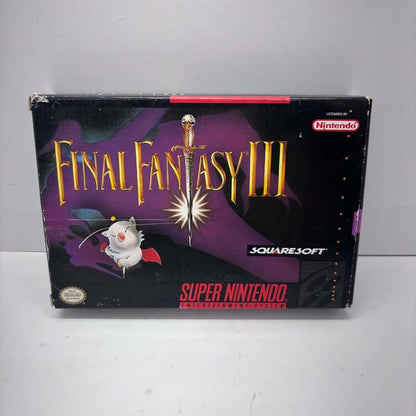 FINAL FANTASY III (COMPLETE IN BOX W/ MAP) (usagé)