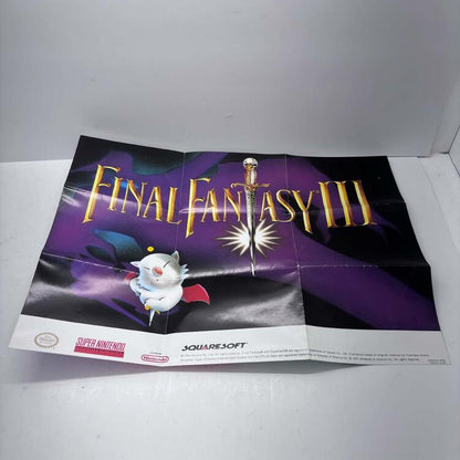 FINAL FANTASY III (COMPLETE IN BOX W/ MAP)