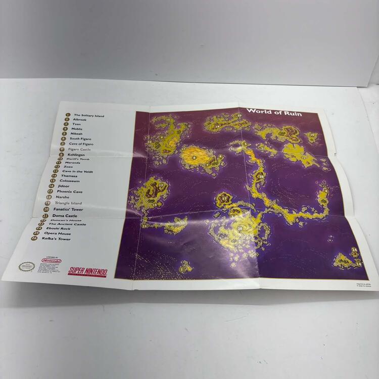FINAL FANTASY III (COMPLETE IN BOX W/ MAP) (usagé)