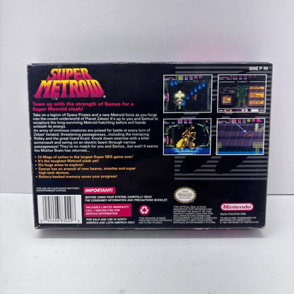 SUPER METROID (COMPLETE IN BOX)