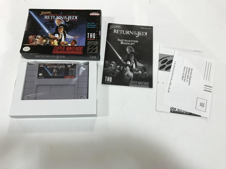 SUPER STAR WARS RETURN OF THE JEDI (COMPLETE IN BOX) (usagé)