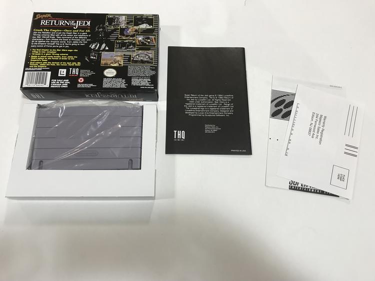 SUPER STAR WARS RETURN OF THE JEDI (COMPLETE IN BOX) (usagé)