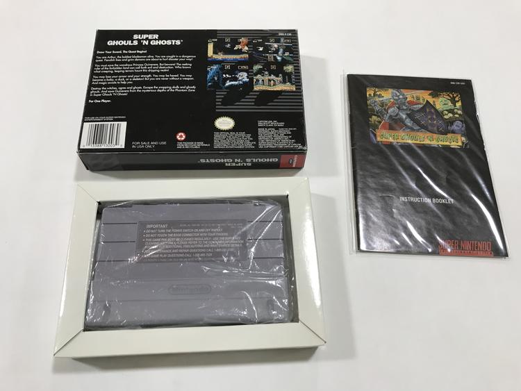 SUPER GHOULS 'N GHOSTS (COMPLETE IN BOX) (usagé)