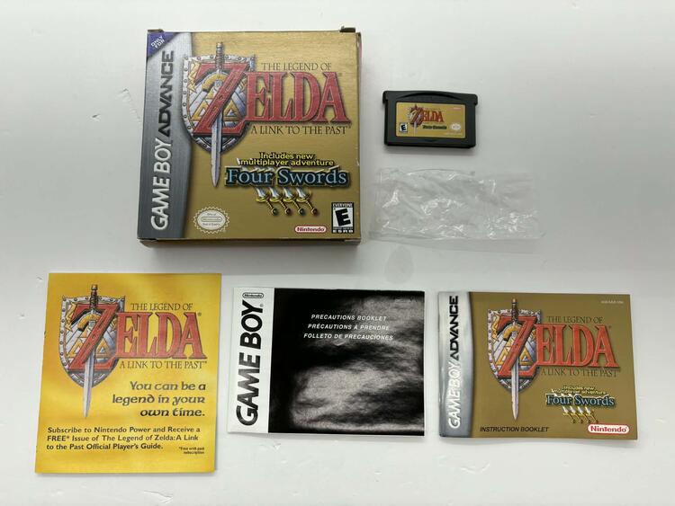 THE LEGEND OF ZELDA A LINK TO THE PAST AND FOUR SWORDS (COMPLETE IN BOX)