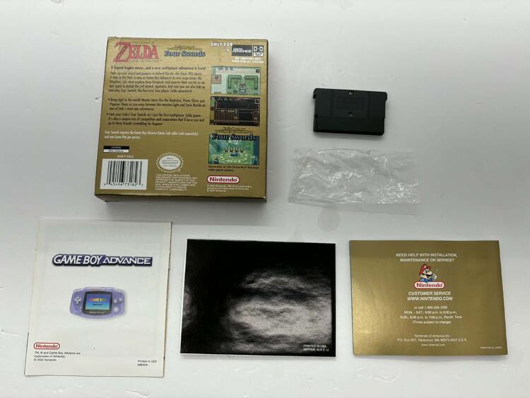 THE LEGEND OF ZELDA A LINK TO THE PAST AND FOUR SWORDS (COMPLETE IN BOX)