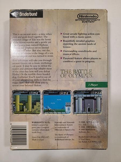 BATTLE OF OLYMPUS (COMPLETE IN BOX) (usagé)