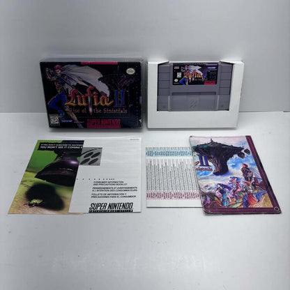 LUFIA II RISE OF SINISTRALS (COMPLETE IN BOX W/ MAP)