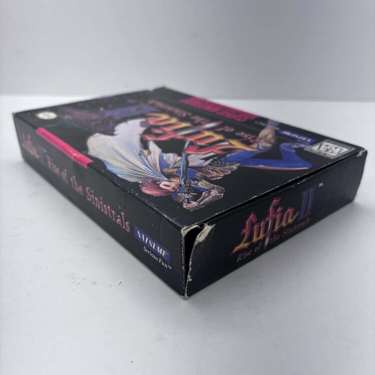LUFIA II RISE OF SINISTRALS (COMPLETE IN BOX W/ MAP)
