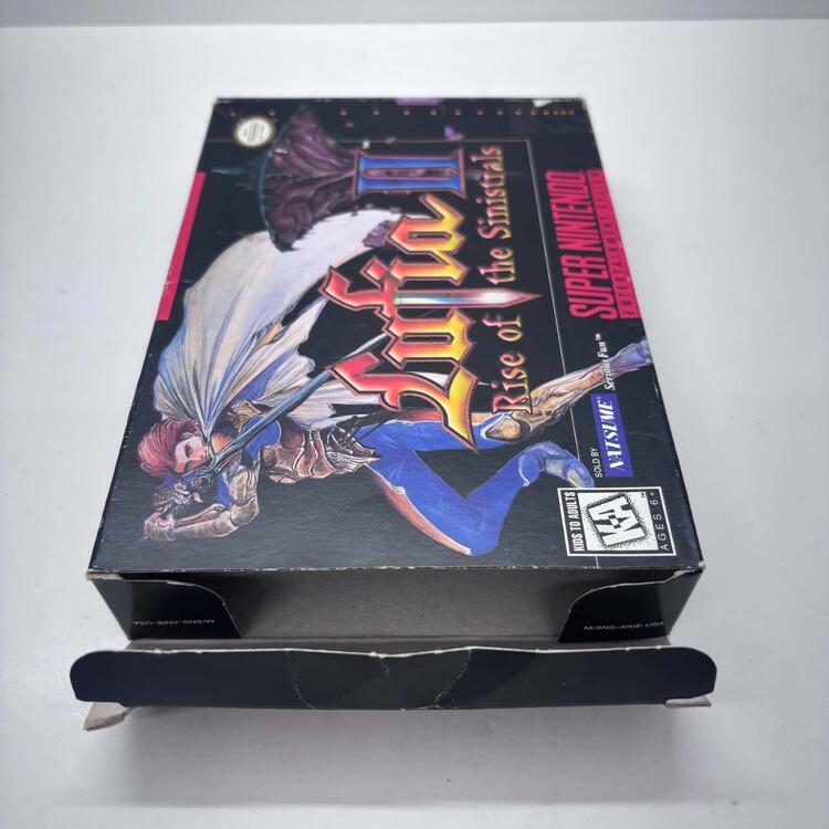 LUFIA II RISE OF SINISTRALS (COMPLETE IN BOX W/ MAP)