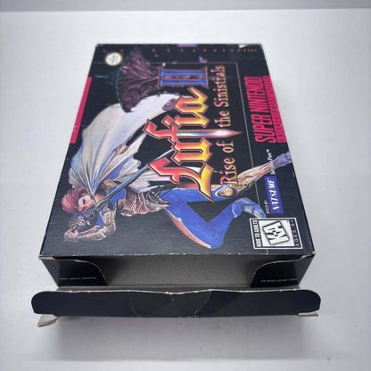 LUFIA II RISE OF SINISTRALS (COMPLETE IN BOX W/ MAP)