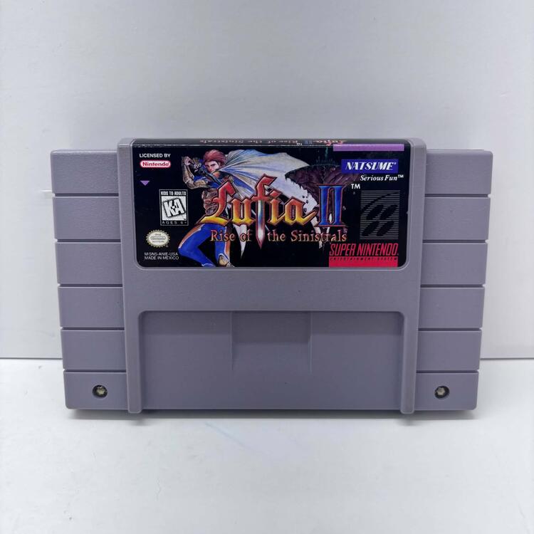 LUFIA II RISE OF SINISTRALS (COMPLETE IN BOX W/ MAP)