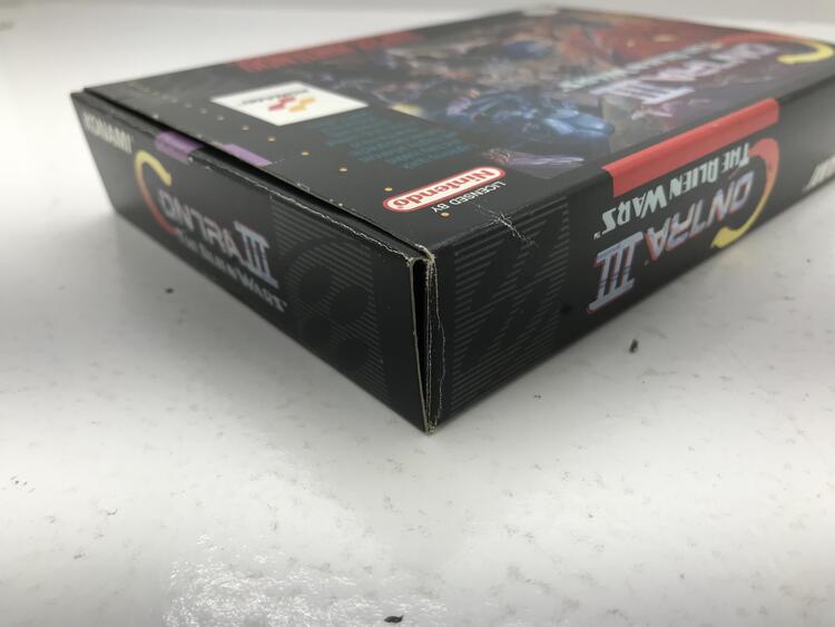 CONTRA III THE ALIEN WARS (COMPLETE IN BOX) (usagé)