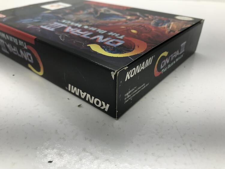 CONTRA III THE ALIEN WARS (COMPLETE IN BOX) (usagé)