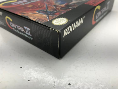 CONTRA III THE ALIEN WARS (COMPLETE IN BOX) (usagé)