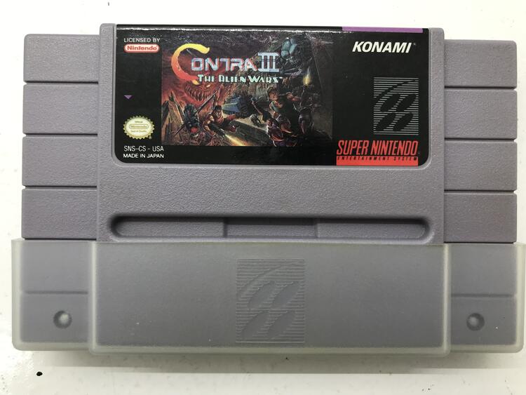 CONTRA III THE ALIEN WARS (COMPLETE IN BOX) (usagé)