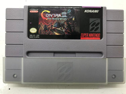 CONTRA III THE ALIEN WARS (COMPLETE IN BOX) (usagé)