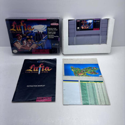 LUFIA & THE FORTRESS OF DOOM (COMPLETE IN BOX W/ MAP)