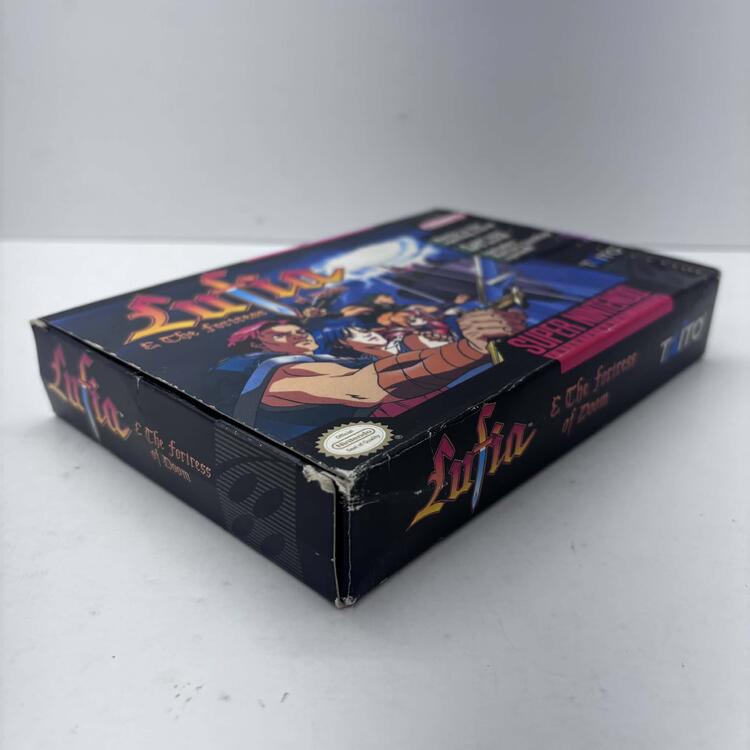 LUFIA & THE FORTRESS OF DOOM (COMPLETE IN BOX W/ MAP)