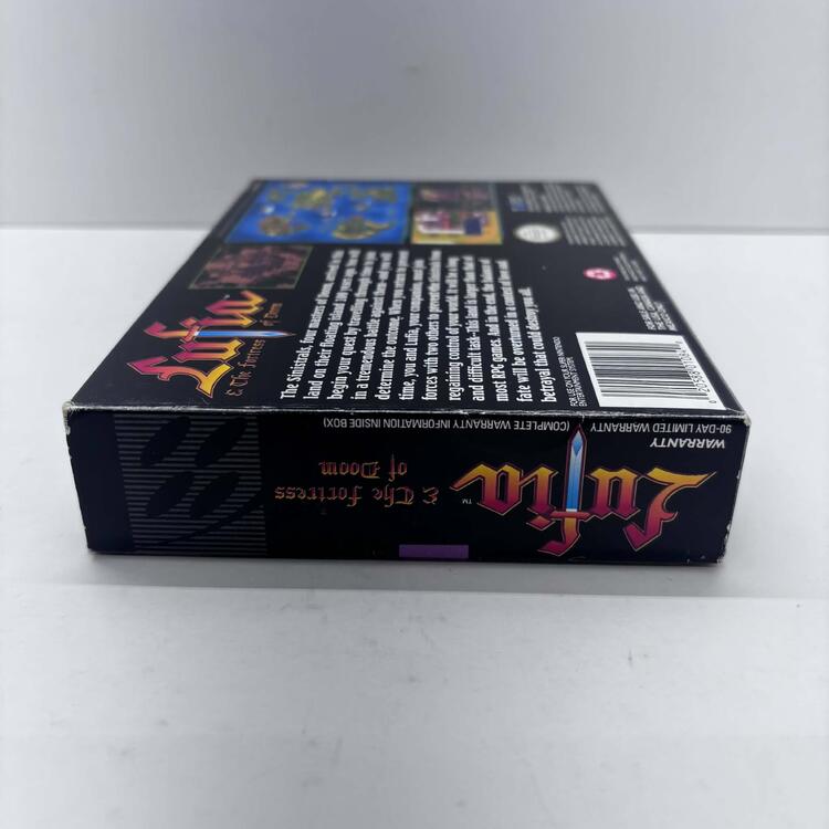 LUFIA & THE FORTRESS OF DOOM (COMPLETE IN BOX W/ MAP)