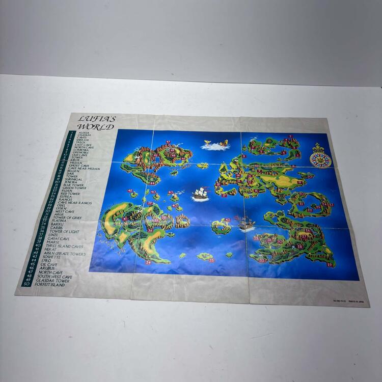 LUFIA & THE FORTRESS OF DOOM (COMPLETE IN BOX W/ MAP) (usagé)