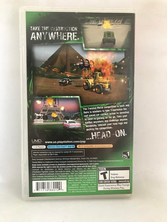 TWISTED METAL HEAD-ON GREATEST HITS (WITH BOX) (usagé)