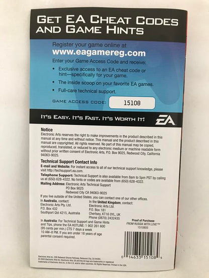 007 FROM RUSSIA WITH LOVE (COMPLETE IN BOX) (usagé)