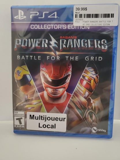 POWER RANGERS BATTLE FOR THE GRID COLLECTORS EDITION (usagé)