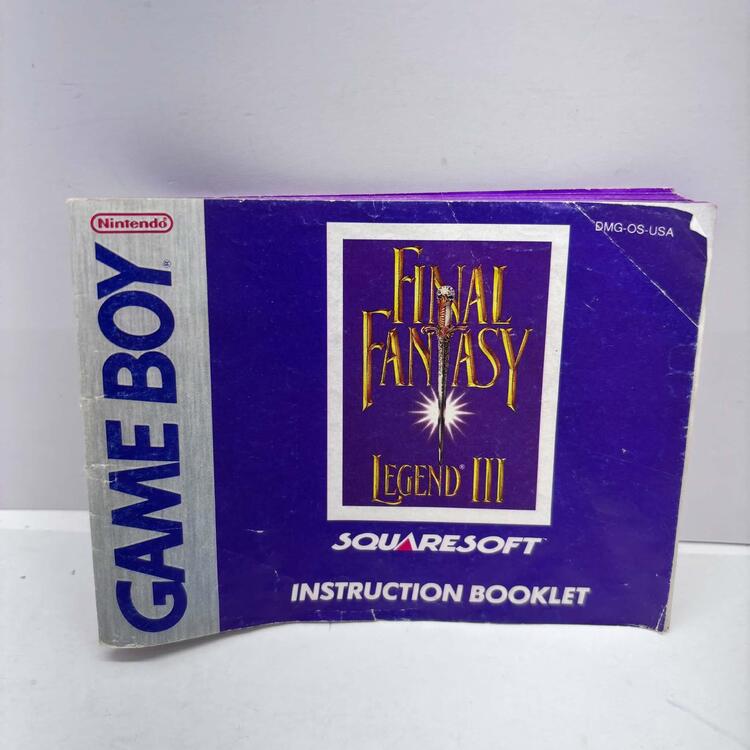 FINAL FANTASY LEGEND III (COMPLETE IN BOX W/ MAP) (usagé)