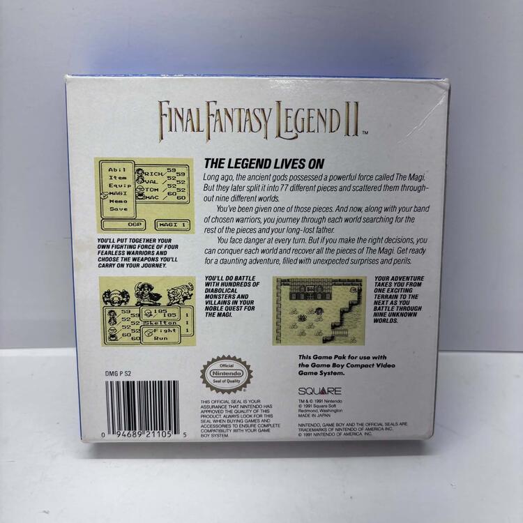 FINAL FANTASY LEGEND II (COMPLETE IN BOX) (usagé)