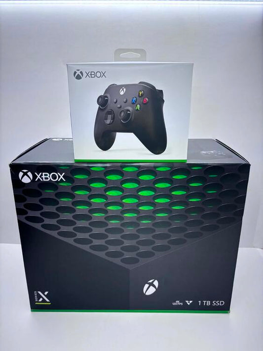XBOX SERIES X W/ 1 (NEW) CONTROLLER ONLY + (COMPLETE IN BOX) (usagé)