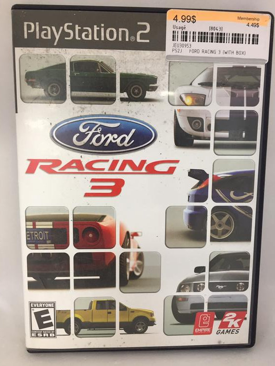 FORD RACING 3 (WITH BOX) (usagé)