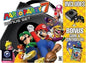 GAMECUBE JET BLACK MARIO PARTY 7 BUNDLE / 2 CONTROLLERS + MICROPHONE (COMPLETE IN BOX) (used)