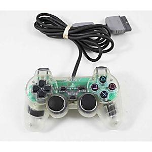 CONTROLLER CLEAR SONY WITH JOYSTICKS (PS1) (usagé)