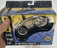 CONTROLLER 6 BUTTONS SEGA (WITH VARIANT BOX) (GENESIS)