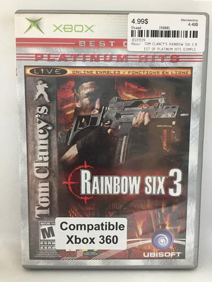 TOM CLANCY'S RAINBOW SIX 3 BEST OF PLATINUM HITS (COMPLETE IN BOX) (usagé)
