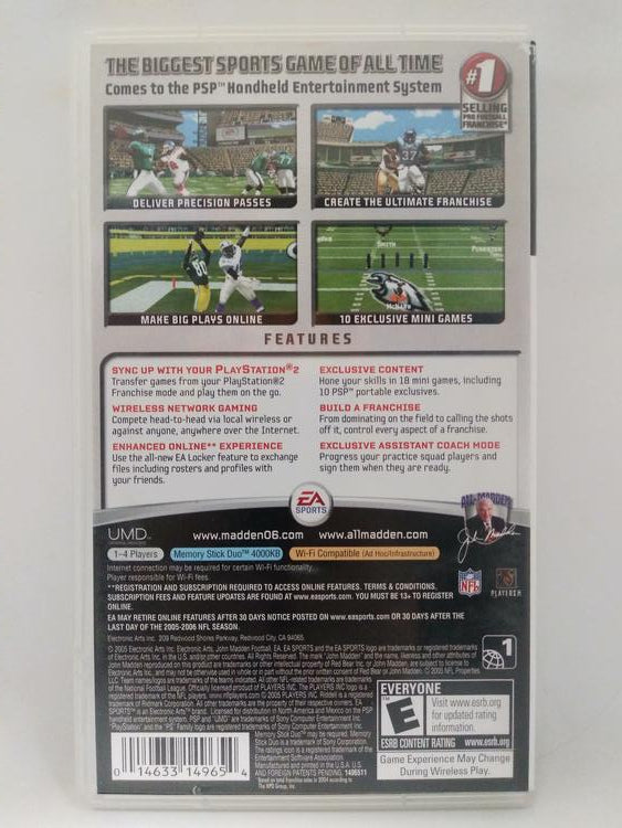 MADDEN NFL 06 (COMPLETE IN BOX) (usagé)