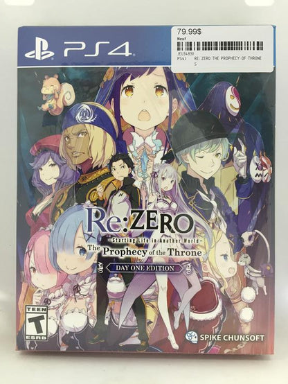 RE: ZERO THE PROPHECY OF THRONES (usagé)