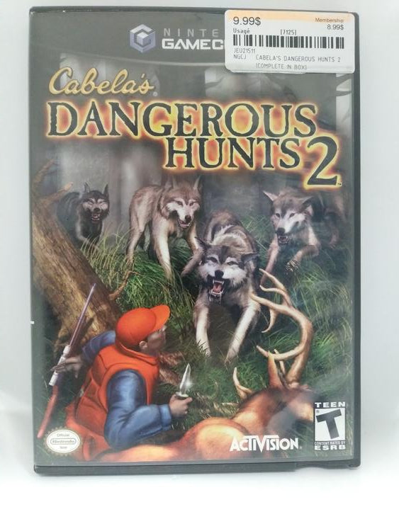 CABELA'S DANGEROUS HUNTS 2 (COMPLETE IN BOX) (usagé)