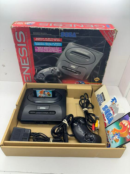 SEGA GENESIS MODEL 2 SONIC THE HEDGEHOG SPINBALL BUNDLE (COMPLETE IN BOX) (used)