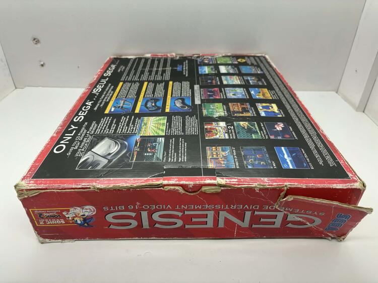 SEGA GENESIS MODEL 2 SONIC THE HEDGEHOG SPINBALL BUNDLE (COMPLETE IN BOX) (used)