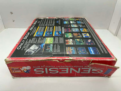 SEGA GENESIS MODEL 2 SONIC THE HEDGEHOG SPINBALL BUNDLE (COMPLETE IN BOX) (used)