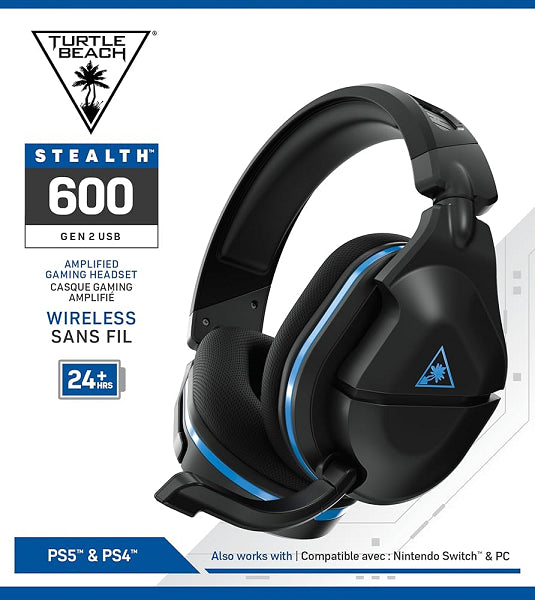 HEADSET TURTLE BEACH EAR FORCE STEALTH 600 GEN 2 USB BLACK (PS5 / PS4 / PC) (usagé)