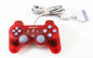 CONTROLLER CLEAR RED SONY WITH JOYSTICK (PS1) (usagé)