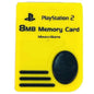 MEMORY CARD YELLOW SONY (PS2) (usagé)