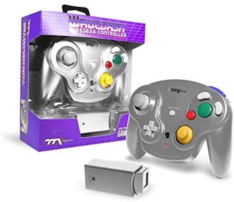 CONTROLLER WIRELESS SILVER JOBBER (GAMECUBE) (usagé)