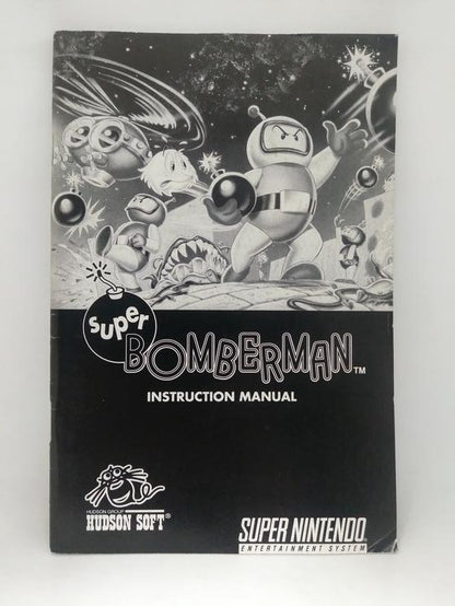 SNES SUPER BOMBERMAN INSTRUCTION BOOKLET ENGLISH (usagé)