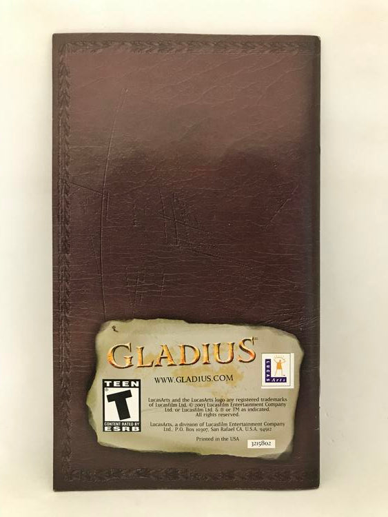 NGC GLADIUS INSTRUCTION BOOKLET ENGLISH (usagé)