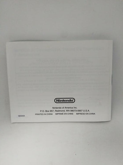 GBA GAME BOY ADVANCE SP INSTRUCTION BOOKLET TRILINGUAL (usagé)